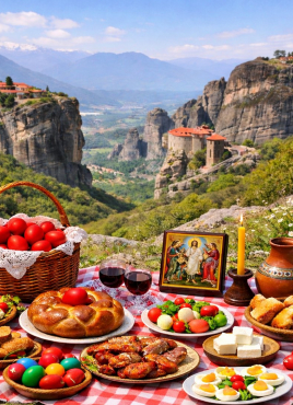 ВЕЛИКДЕН във ВИСИНИТЕ:  КАВАЛА – манастирите на МЕТЕОРА – СОЛУН с възможност за посещение на Лутра Позар и Едеса